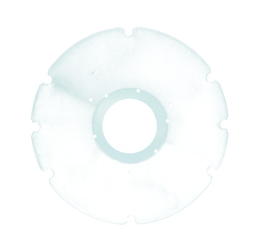 [21053-01] TheraMedical Speichenschutz transparent, 24 Zoll, 8 Aussparungen, gekröpft