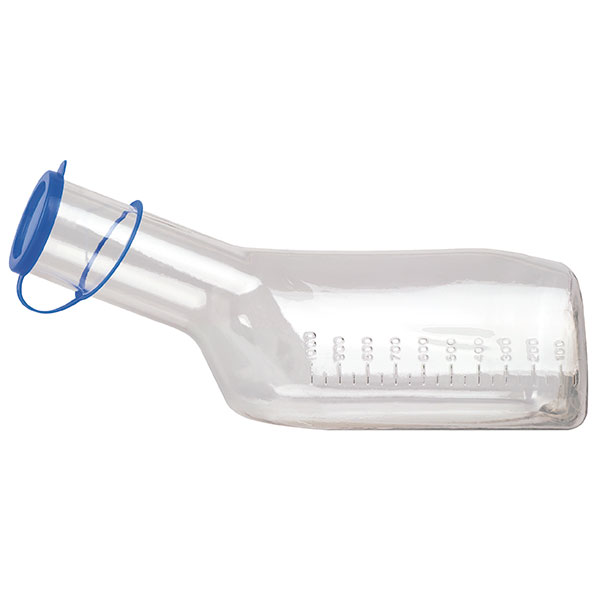 SERVOCARE Urinflasche für Männer eckig sterilisierbar 1000 ml