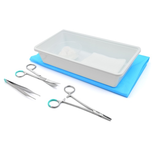 [21610-01] TEQLER Nahtset D, steril verpackt
