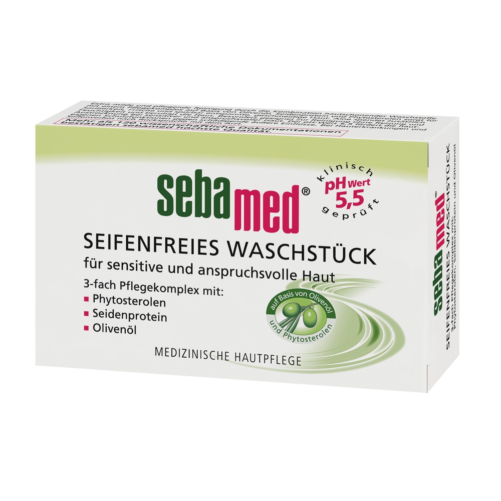 SEBAMED Seifenfreies Waschstück mit Olive 150g