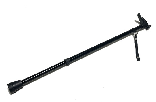 [23318-01] MEDDAX Anatomical walking stick with plastic handle for right-handers, black