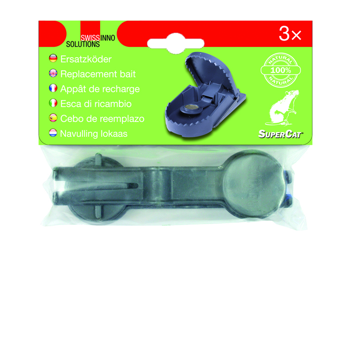 GÖBEL Ersatzköder für Rattenfallen SuperCat 3erPack