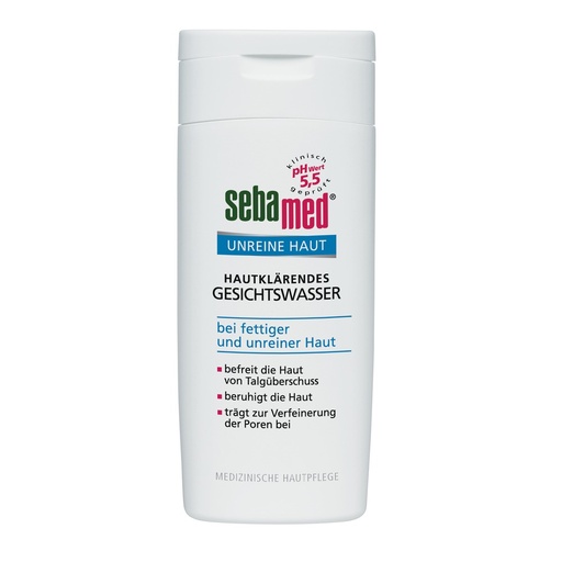 [24252-01] SEBAMED Skin clearing facial toner 6x 200 ml box