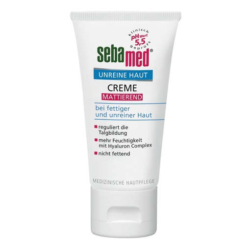 [24256-01] SEBAMED Mattierende Creme 6x 50 ml Karton