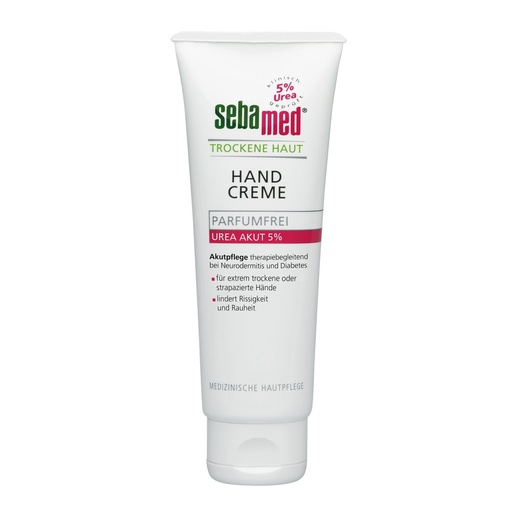 [24268-01] SEBAMED Urea Handcreme 5% parfumfrei 6x 75 ml Karton