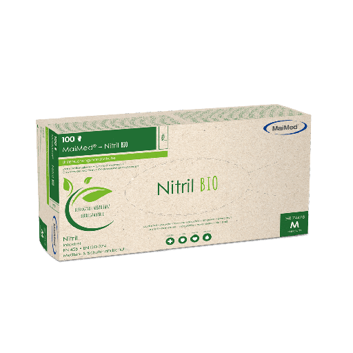 [25341-01] MAIMED Nitril BIO grün PF unsteril