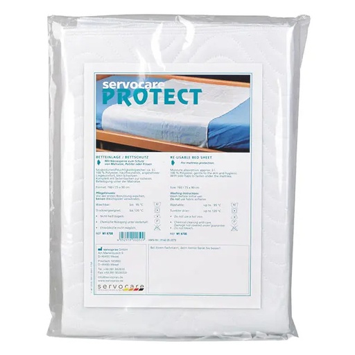 [27182-01] SERVOCARE Protect Bed protection sheet without wings, 75 x 90 cm