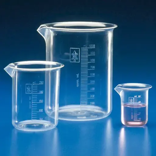 SERVOPRAX Measuring cup graduated, Low form, PMP