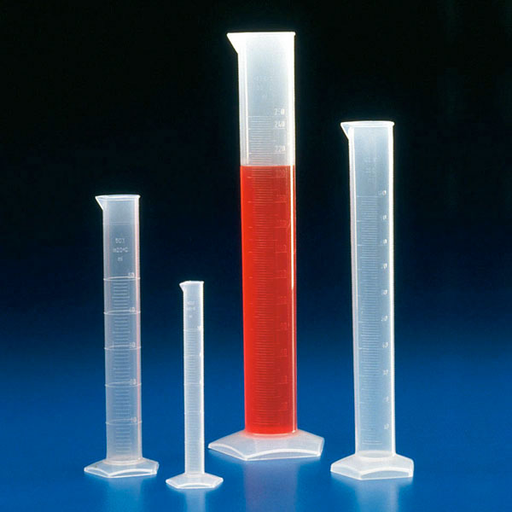 SERVOPRAX Measuring cylinder graduated, high form, Polypropylene