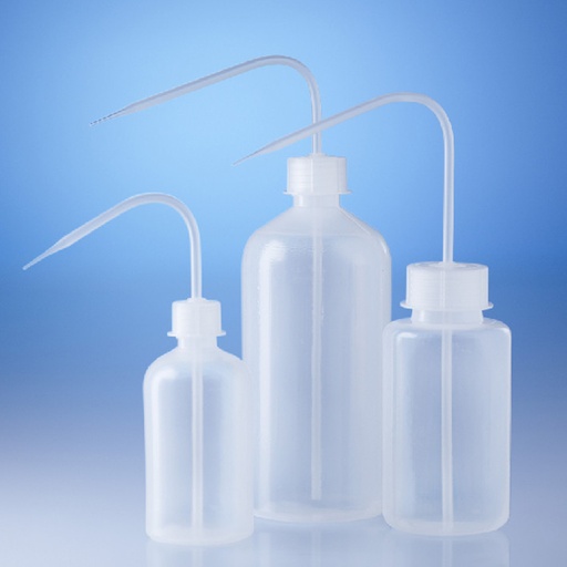VITLAB Wash bottle, PE-LD/PP, with spray nozzle, PP