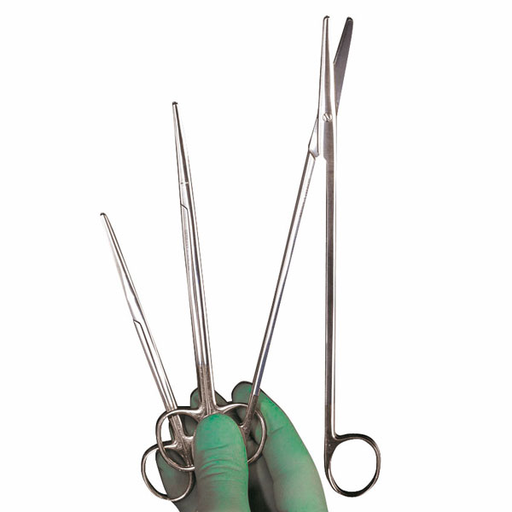 SERVO Metzenbaumschere Gebogen, stumpf - stumpf