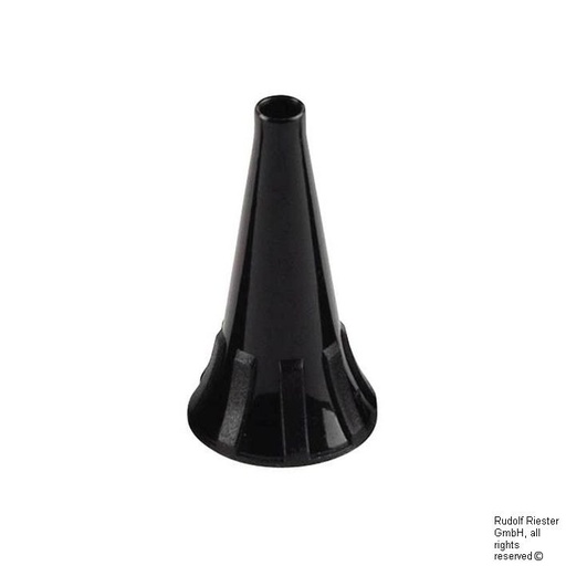 RIESTER Disposable ear specula for e-scope Ø 4 mm, black