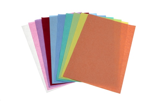 [14169-01] AMPRI Tray paper 18x28cm in 10 div. colors / 250 sheets