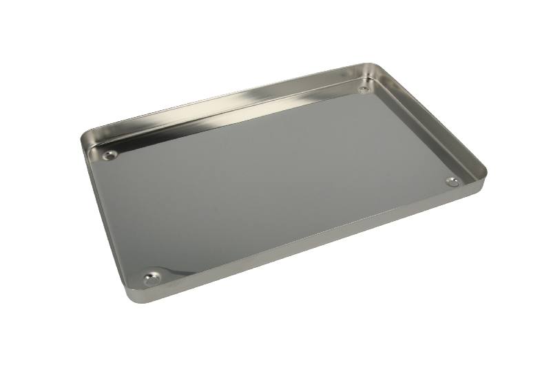 EURONDA Normtray Boden aus Edelstahl 18 x 28 cm