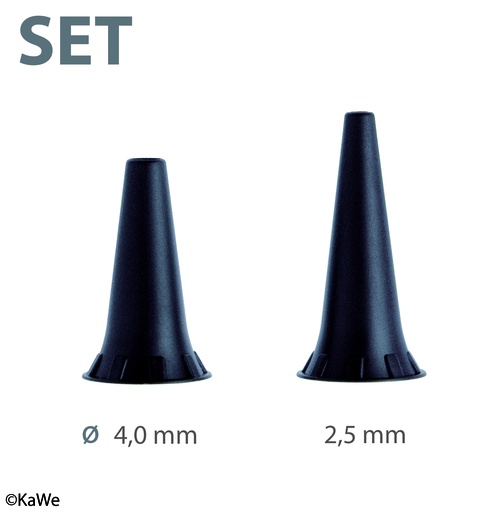 KAWE Reusable ear specula 10 pieces