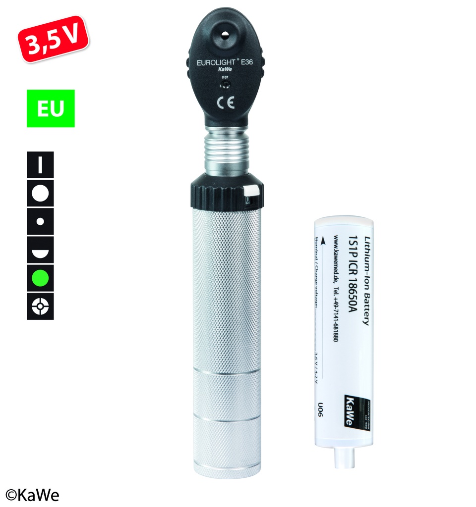 KAWE Eurolight Ophthalmoscope E36 (EU) 3.5 V
