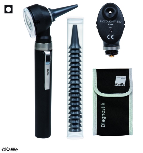 KAWE Otoskop-/Ophthalmoskop-Set F.O./E50