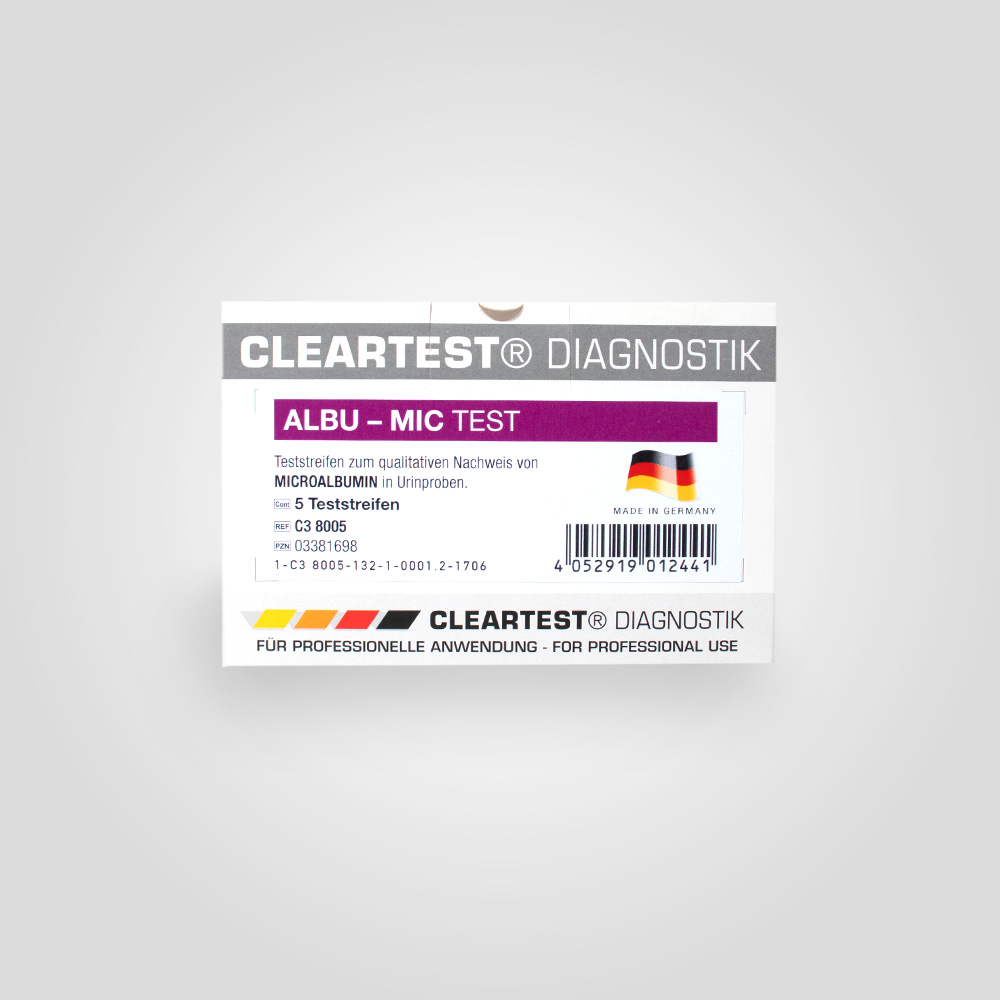 CLEARTEST Albu-Mic Streifentest