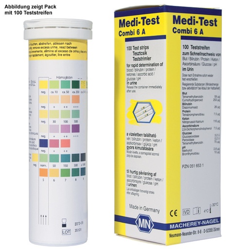[11500-01] MACHEREY-NAGEL Medi-Test Combi 6 A