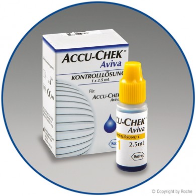 ROCHE Accu-Chek Aviva Kontroll-Lösung, 2,5 ml