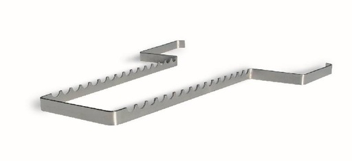 [17132-01] EURONDA Edelstahl-Instrumenteneinsatz für Normtray