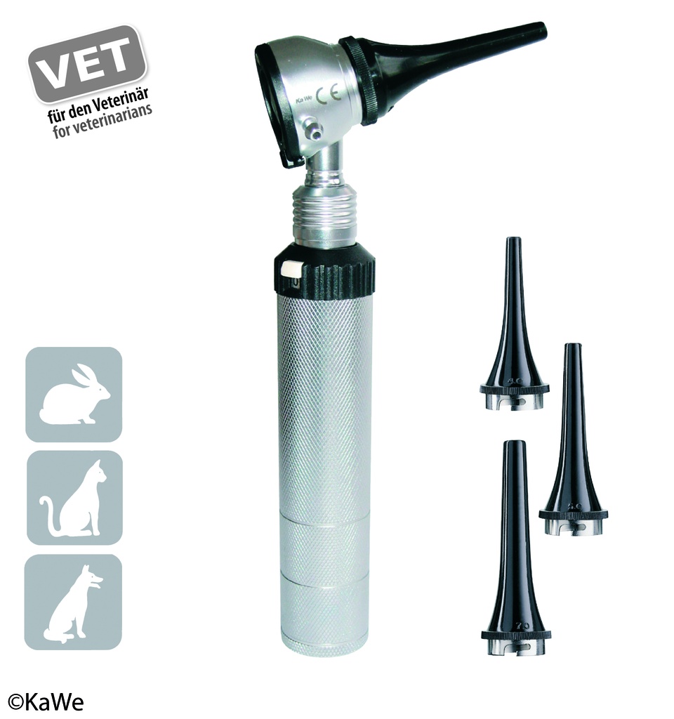 KAWE Eurolight Otoscope VET C30 2.5V Complete Set