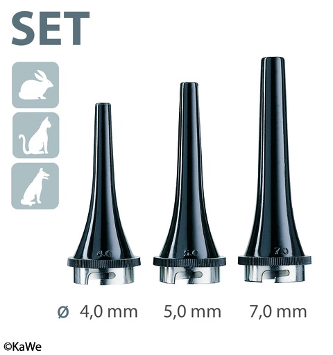 [18289-01] KAWE Veterinary reusable ear specula