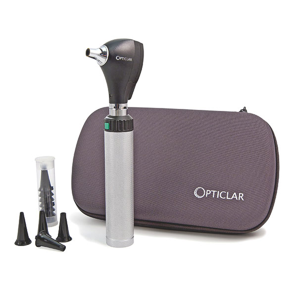 OPTICLAR LED Pro F.O. Otoscope Set