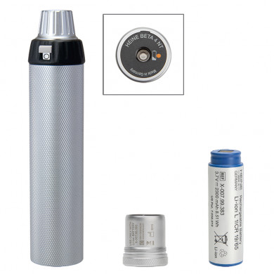 HEINE Beta 4 NT Rechargeable handle 3.5V with Li-ion rechargeable battery and Beta 4 NT bottom unit