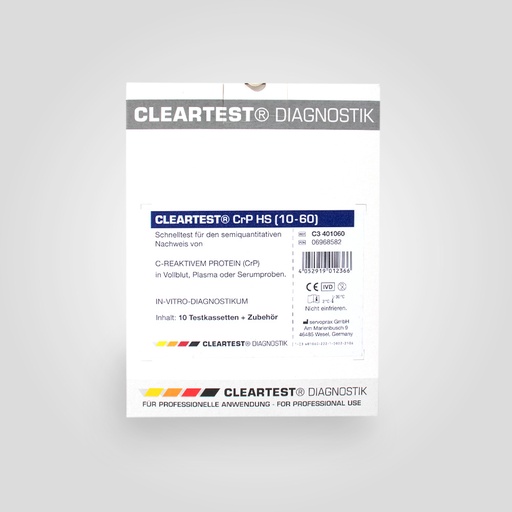 [20684-01] CLEARTEST CrP HS (10/60) Schnelltest