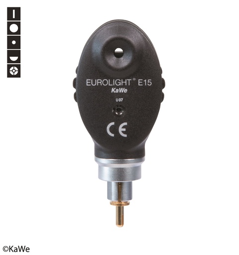 [20852-01] KAWE Head incl. lamp Eurolight Ophthalmoscope E15 2.5V