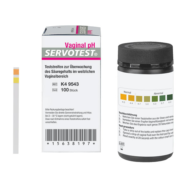 SERVOPRAX Servotest Vaginal pH test strips