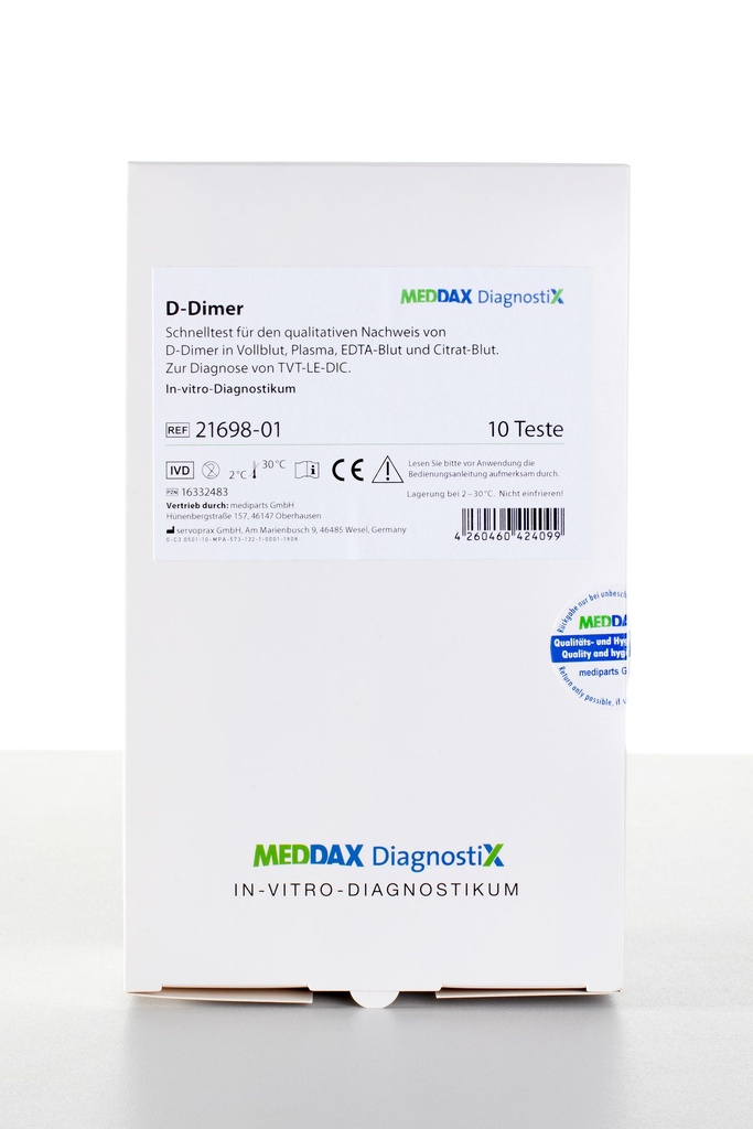 MEDDAX DIAGNOSTIX D-Dimer Test