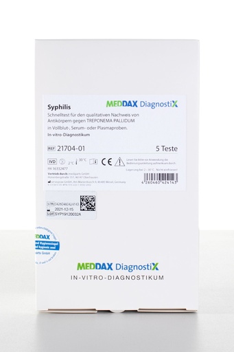 [21704-01] MEDDAX DIAGNOSTIX Syphilis Blood test