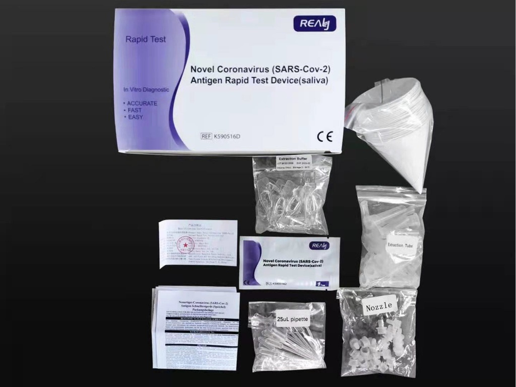 REALY TECH SARS-Cov-2 Antigen Schnell-Test Spucktest