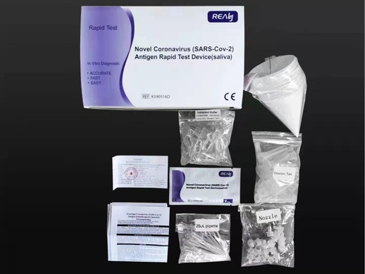 [23198-01] REALY TECH SARS-Cov-2 Antigen Rapid Test Spittle Test