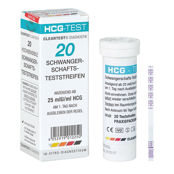 CLEARTEST HCG - Pregnancy Test Strips