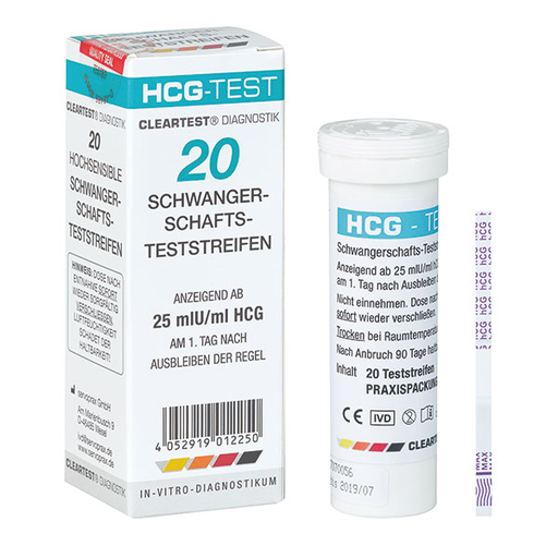 [11510-01] CLEARTEST HCG - Pregnancy Test Strips
