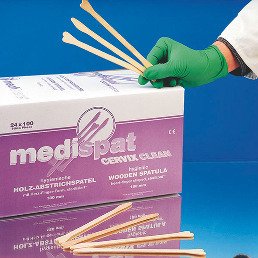 [13841-01] CELLTIP Medispat Cervix Clean Abstrichspatel, holz