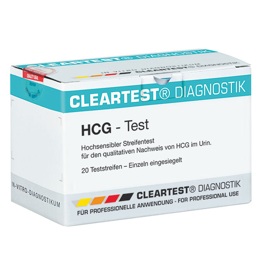 [20673-01] CLEARTEST HCG - Schwangerschafts-Teststreifen, einzeln