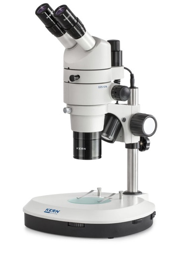 [21880-01] KERN Stereo zoom microscope OZS-5 3W LED (transmitted), 3W LED (reflected)