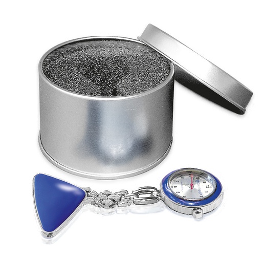 [10569-01] RATIOMED Schwesternuhr mit Clip blau/silber