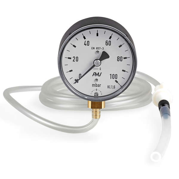 PARI Pressure indicator 0-100 mbar