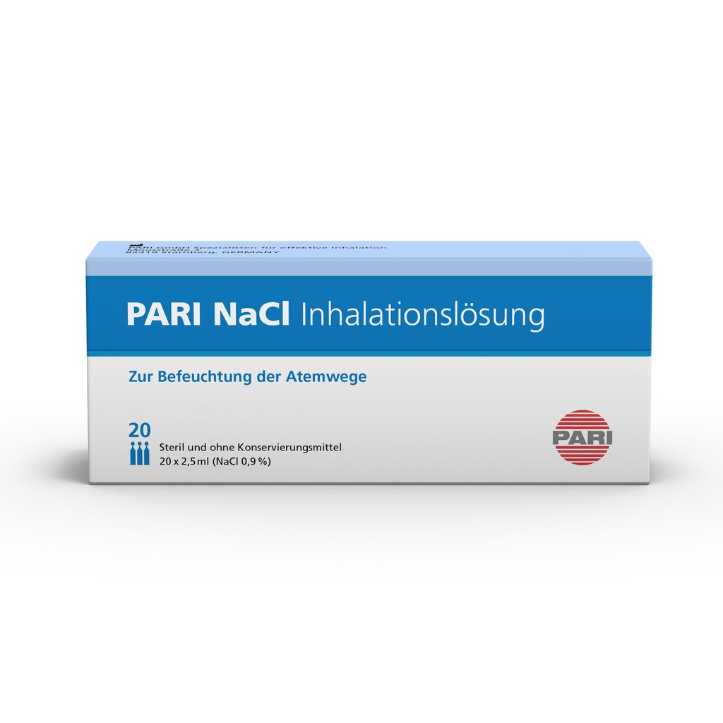 PARI NaCl Inhalationslösung 0,9%, 2,5ml Ampullen