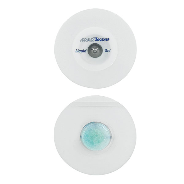 MEDIWARE Schaumstoff-Elektrode Ø 55 mm Druckknopf-Anschluss