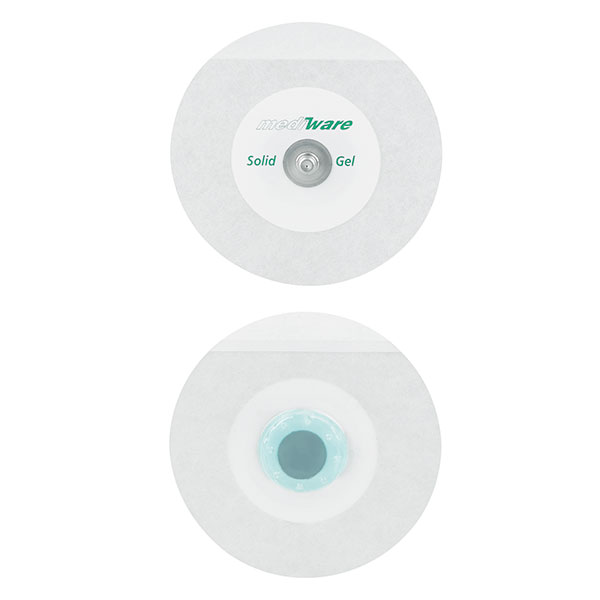 MEDIWARE Textile electrode for long-term use Snap button connection Ø 55mm