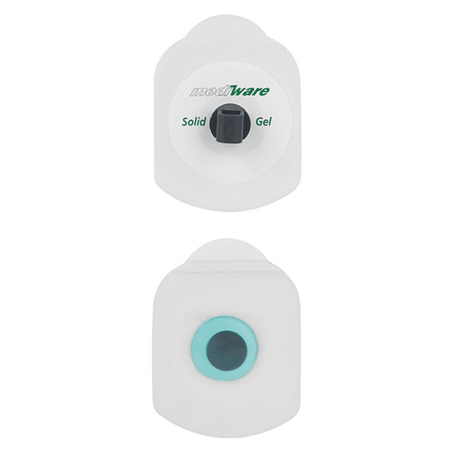 [15266-01] MEDIWARE Rectangular electrode Quick - Cable plug SPOT