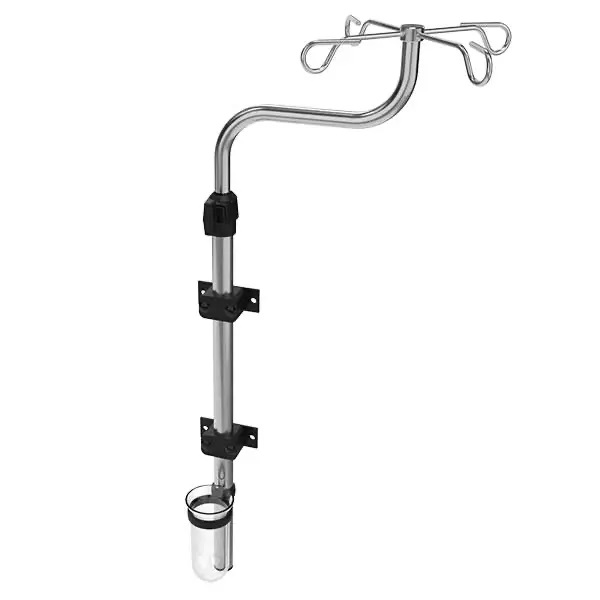 SERVOPRAX Wand-Infusionshalter gebogen