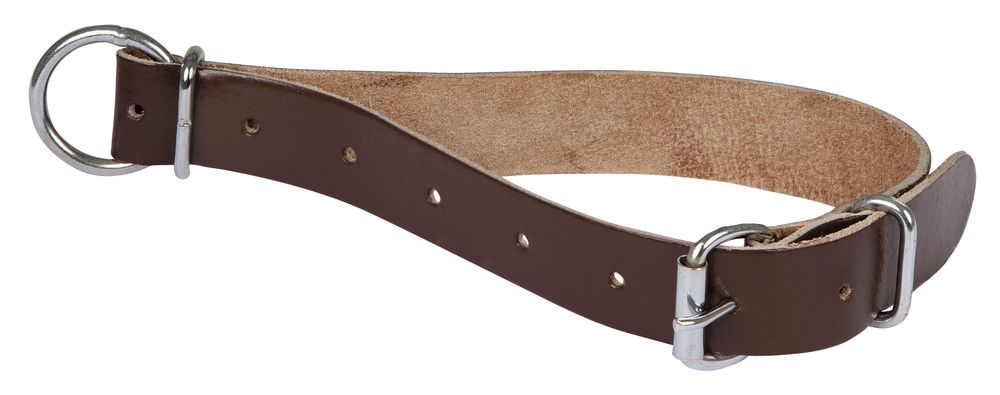 KERBL Halsriemen Leder 2,5 x 65 cm