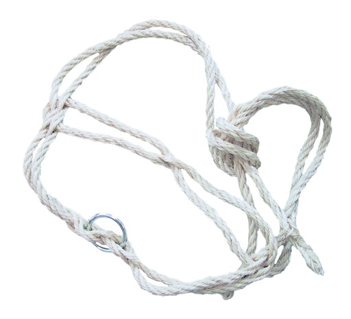 [24028-01] GÖBEL Sisal Strickhalfter doppelt mit Ring